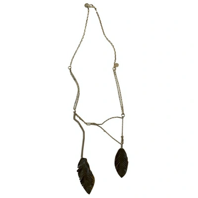Pre-owned Comptoir Des Cotonniers Long Necklace In Silver
