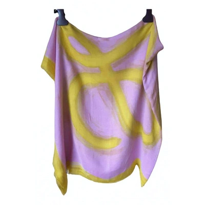 Pre-owned Loewe Multicolour Cashmere Scarf