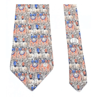 Pre-owned Alfred Dunhill Multicolour Silk Ties
