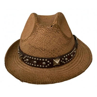 Pre-owned Htc Hat In Brown