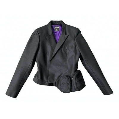 Pre-owned Jean Paul Gaultier Black Wool Jacket