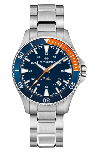 Hamilton Men's Swiss Automatic Scuba Stainless Steel Bracelet Watch 40mm