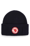 Fjall Raven 1960 Logo Beanie In Dark Navy