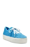 Jessica Simpson Women's Edda Platform Lace-up Sneakers Women's Shoes In Blue