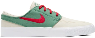 Pre-owned Nike  Sb Zoom Janoski Canvas Rm Pale Ivory Atom Red In Pale Ivory/atom Red-evergreen-white