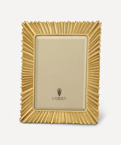 L'objet Large Ray 24ct Gold-plated Photo Frame