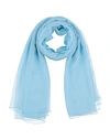 Alberta Ferretti Stoles In Sky Blue