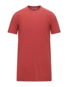 Rick Owens T-shirts In Red