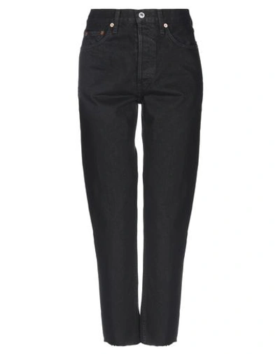 Re/done Jeans In Black