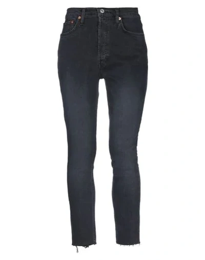 Re/done Jeans In Black