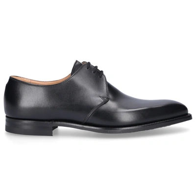 Crockett & Jones Business Shoes Derby Highbury Calfskin In Black