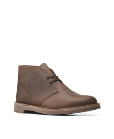 Clarks Men's Bushacre 3 Boots Men's Shoes In Dark Brown Leather