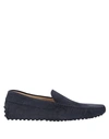 Tod's Loafers In Dark Blue