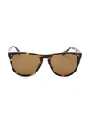 Oliver Peoples Women's Daddy B 58mm Round Sunglasses In Brown