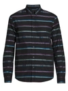 Kenzo Men's Casual-fit Stripe Cotton Shirt In Black