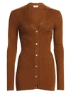 L Agence Women's Millie Viscose Cardigan In Spice