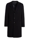 Giorgio Armani Men's Wool & Cashmere Top Coat In Black