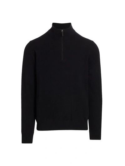 Saks Fifth Avenue Collection Lightweight Cashmere Turtleneck In Black