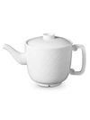 L'objet Han 24k Gold-trimmed Porcelain Teapot In White