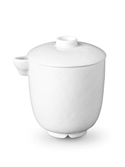 L'objet Han 24k Gold-trimmed Porcelain Creamer In White