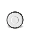 L'objet Soie Tressee Collection Braided Porcelain Plate In Black