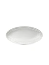 L'objet Perlee White Porcelain Oval Platter