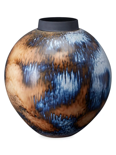 L'objet Terra Short Vase In Blue