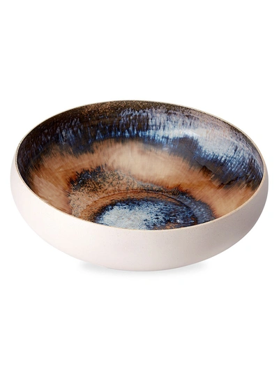 L'objet Large Terra Porcelain Bowl (37cm) In Blue