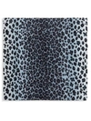 L'objet 4-piece Leopard Linen Sateen Napkin Set In Blue