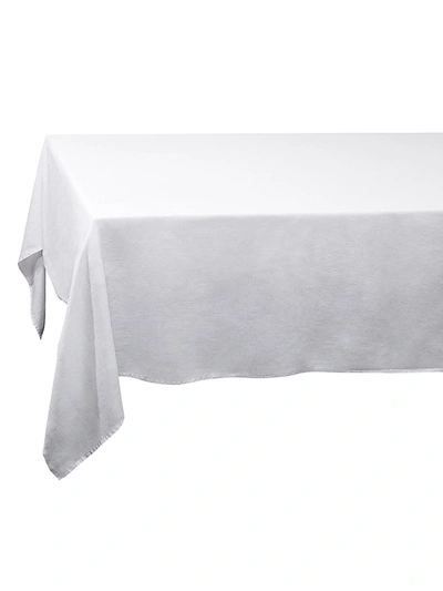 L'objet Linen Sateen Tablecloth In White