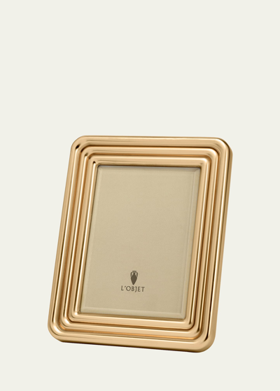 L'objet Concorde Metallic Picture Frame In Gold