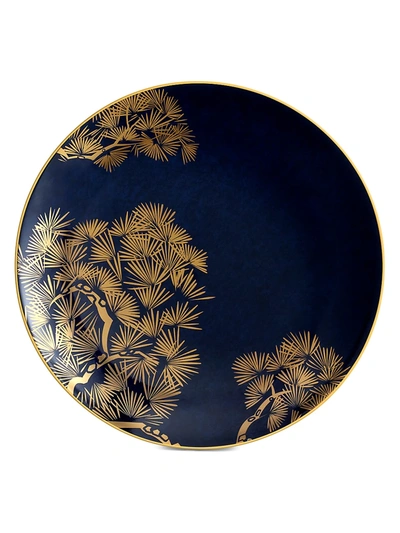 L'objet Zen 4-piece 24k Gold & Porcelain Dessert Plate Set