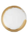 L'objet Zen Small 24k Gold & Porcelain Round Tray