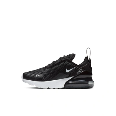 Nike Air Max 270 Little Kids' Shoes In Black