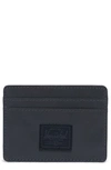 Herschel Supply Co Charlie Rfid Card Case In Black Reflective