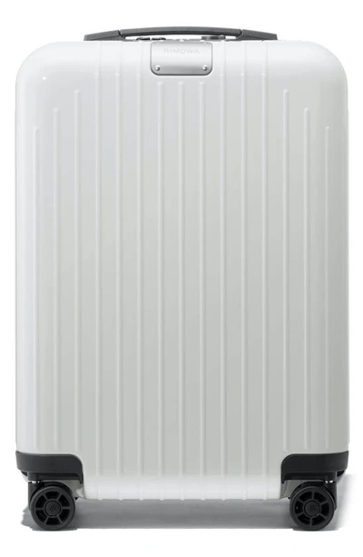 Rimowa Essential Lite Cabin 22-inch Wheeled Carry-on In White