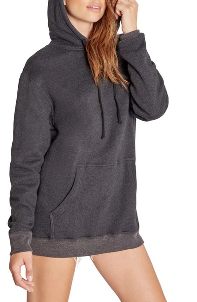 Wildfox Colin Oversize Hoodie In Clean Black