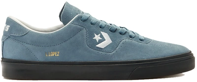 Pre-owned Converse  Louie Lopez Pro Mono Classic Suede Lakeside Blue In Lakeside Blue/white-black