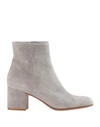 Gianvito Rossi Ankle Boots In Light Grey