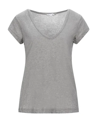 James Perse T-shirt In Dove Grey