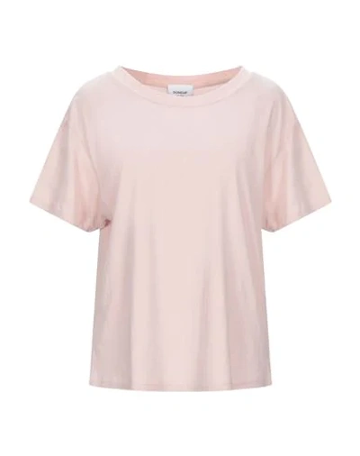 Dondup T-shirts In Light Pink