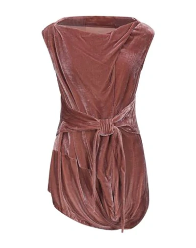 Rick Owens Tops In Pastel Pink