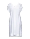 Ottod'ame Knee-length Dresses In White