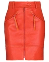 Kenzo Midi Skirts In Orange