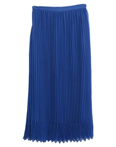 Marco De Vincenzo Midi Skirts In Blue