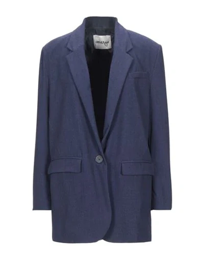 Ottod'ame Suit Jackets In Dark Blue
