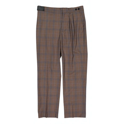 Pre-owned Zadig & Voltaire Brown Wool Trousers