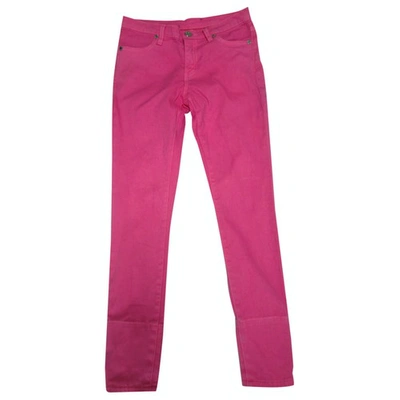 Pre-owned House Of Holland Carot Pants In Pink
