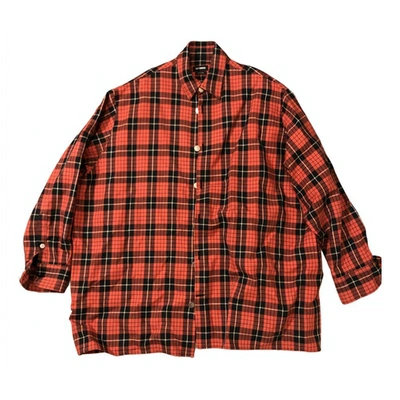 Pre-owned Raf Simons Shirt In Red