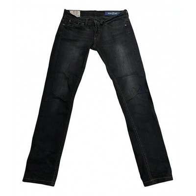 Pre-owned Dondup Slim Jeans In Anthracite
